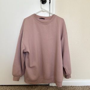 Zara Mauve Sweatshirt/Crewneck